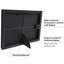 Front Loading Picture Frame Set - Perfect For Photos And Wall Decor - Black - 12 Pack-100558147