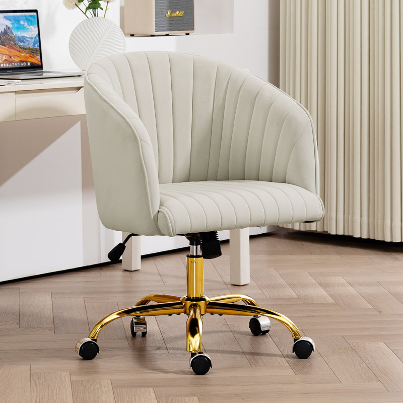 Chaise de bureau Caleia, Beige
