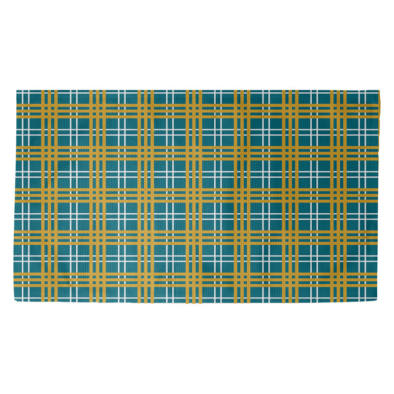 Plaid Indoor Rug, Rectangle 5' x 7'