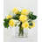 Yellow Real Touch Roses Arrangement