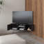 Meuble télé avec rangement ouvert Wengue