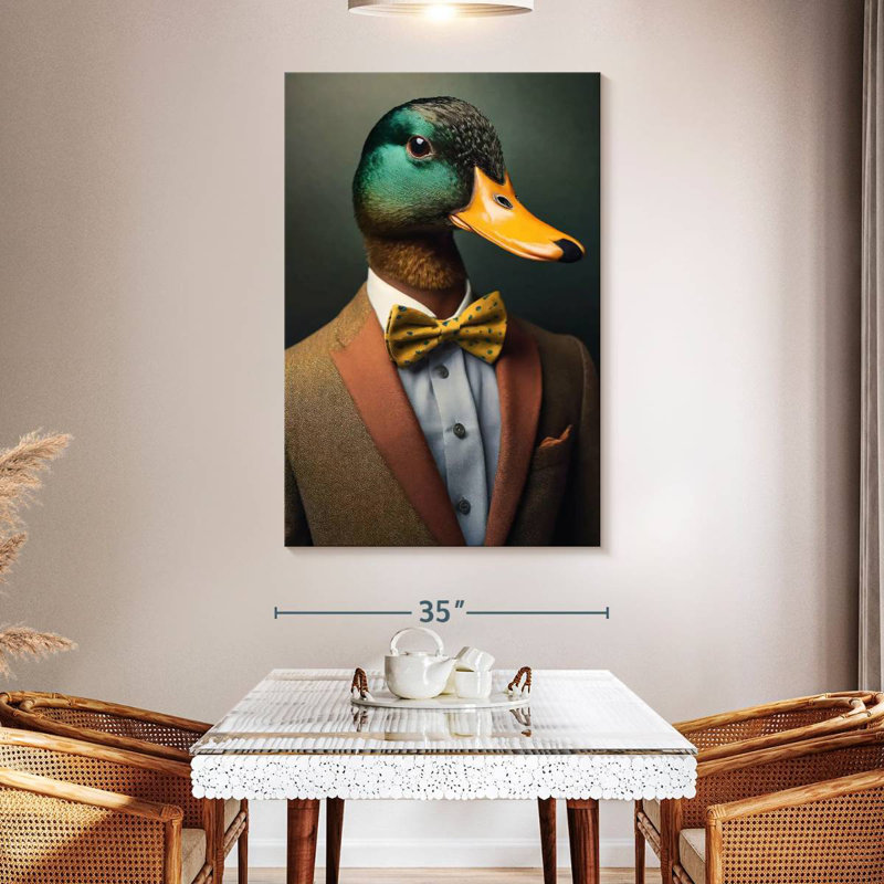 Brampt A Duck Portrait, 30" H x 20" W