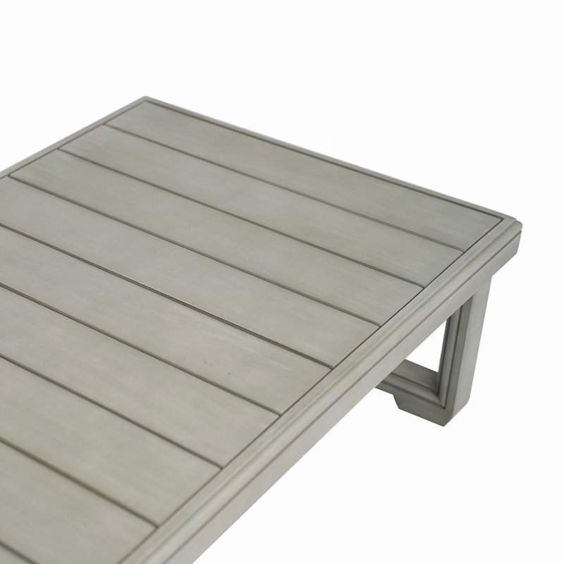 Table basse Westchester, Gris clair