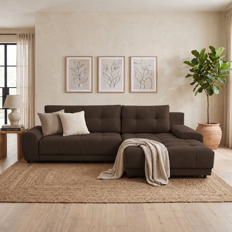 Sabria 3 Seater Sofa Bed, Right Hand Facing
