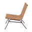 Fauteuil de chambre en cuir véritable de 25,63 po de largeur Farallones