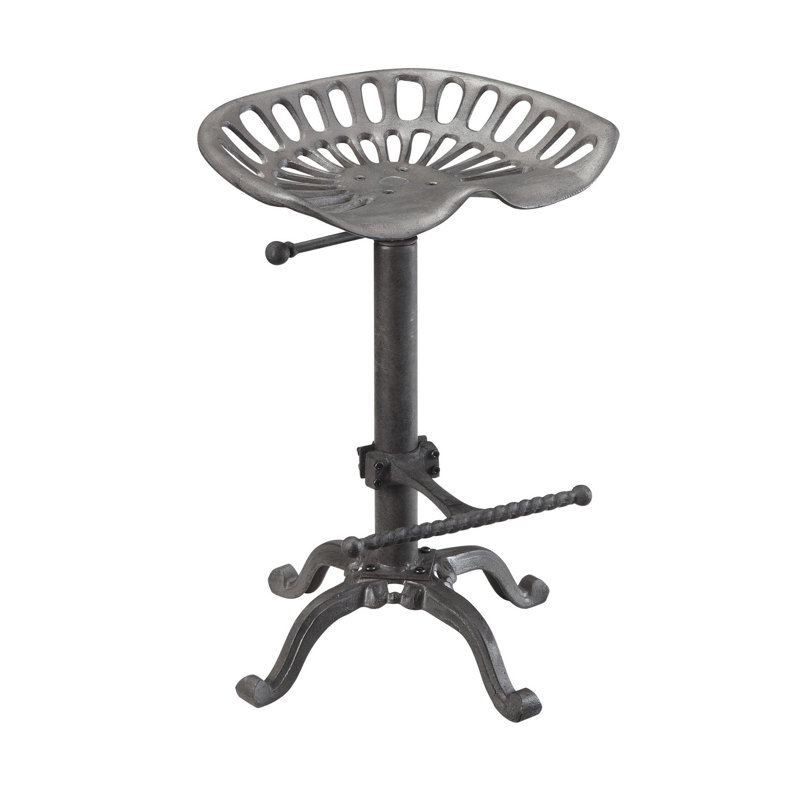 Chaise de bar réglable en fer 23 po