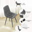 47cm H Velvet Upholstered Side Chair-961056536
