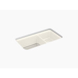 Cairn® 34" L x 18" W Double Basin Undermount with Accessories