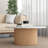 36" Marbled Wood Round Coffee Table-1065689498