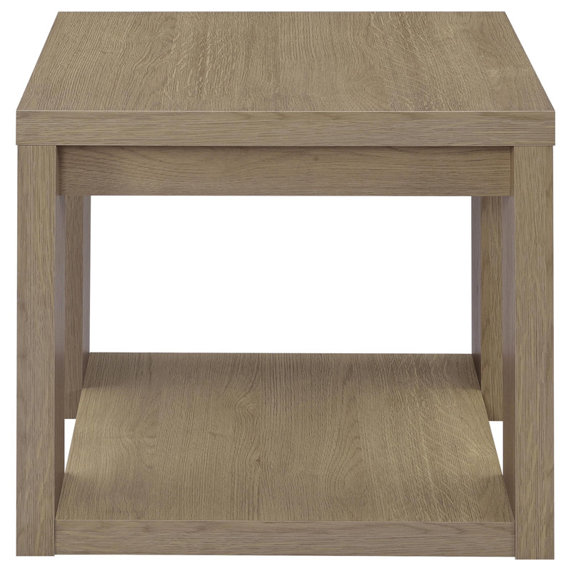 Table de bout avec rangement Harown, Beige