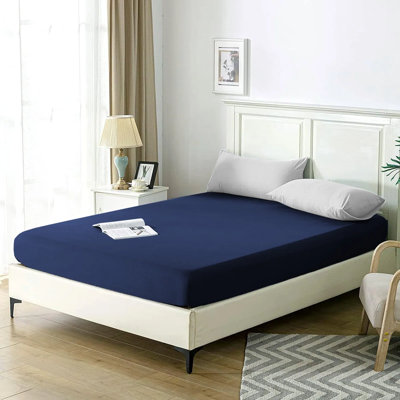 Sulltane Ultrasoft Cotton Blend Jersey Knit Fitted Sheet