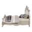 Lit tapissier capitonné Arinah beige et champagne-1744216246