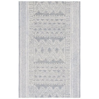 Tapis abstrait en laine touffeté à la main Southwestern