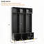 Modern Storage Hall Tree With Bench-684516798