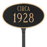 Historical 2-Line Lawn Address Sign