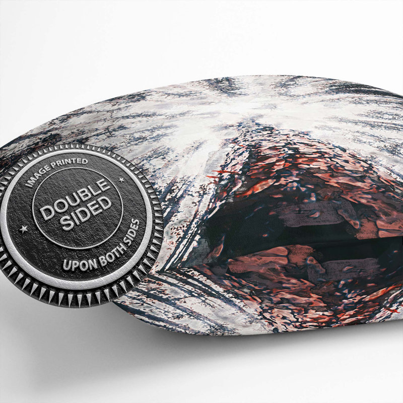 Trees Touching the Sky Cushion with Filling, 40cm H x 40cm W x 15cm D
