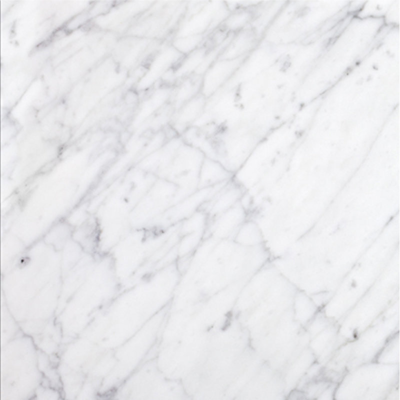 Carrara 24" x 24" Marble Wall & Floor Subway Tile, Bianco Carrara Honed