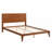 Mid-Century Bamboo Wood Platform Bed-2121345622-2121345617