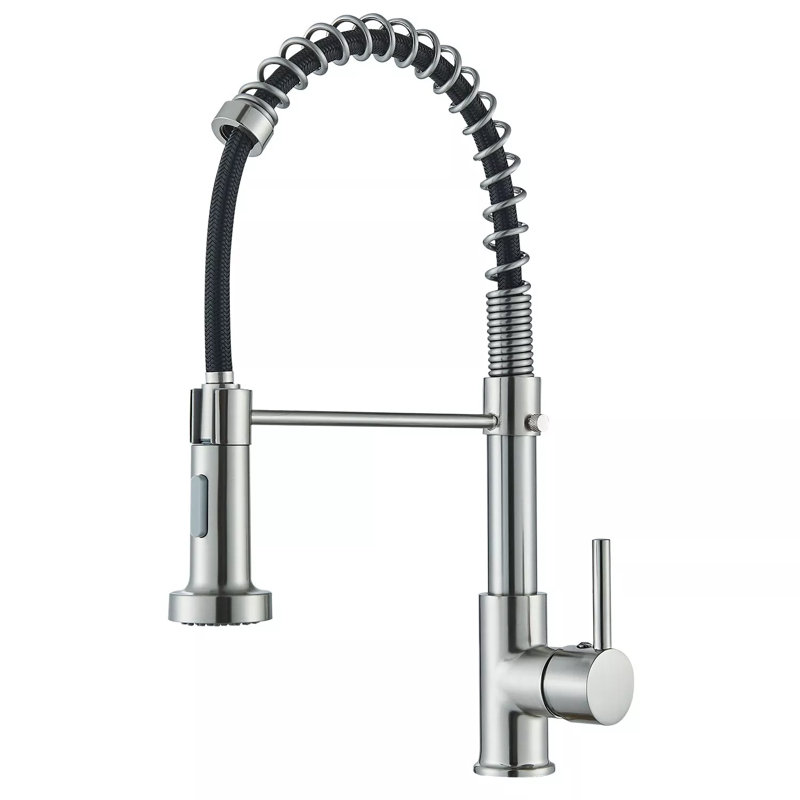 AlenArtWater Pull Down Kitchen Faucet, Brushed Nickel
