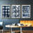 " Indigo Memory I " 3 Piece Art Set-2035590694-2035590693