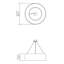 Cilíndrico 1 - Light LED Chandelier-99843080-99843083