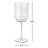 Tulip Stemmed Wine Glasses in Amber