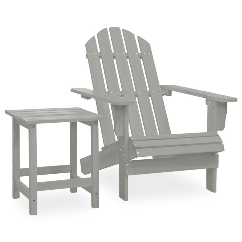 Chaise Adirondack d'extérieur 2 pièces Neena