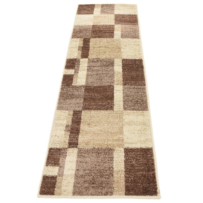 Abstract Area Rug, Runner 61 x 183cm