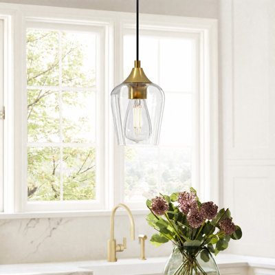 Pendant Light Fixture with Adjustable Height
