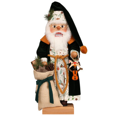 Nutcracker - Santa in a Green Robe