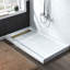  48" W x 36" D Single Threshold Non-Slip Solid Surface Shower Pan Base with Drain Assembly and Drain Cover Included-65273932-36500033