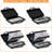 Lockable Hard Shell Fireproof Document Box with 13-Pocket Accordion File Folder