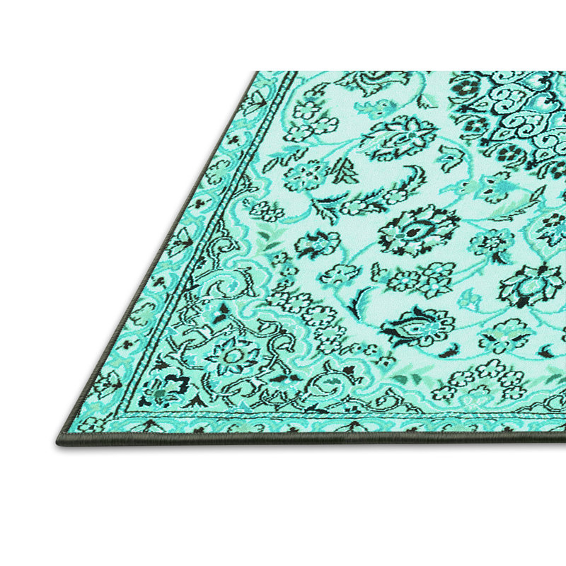 Tapis oriental bleu Markiewicz, Rectangle 2 pi x 3 pi