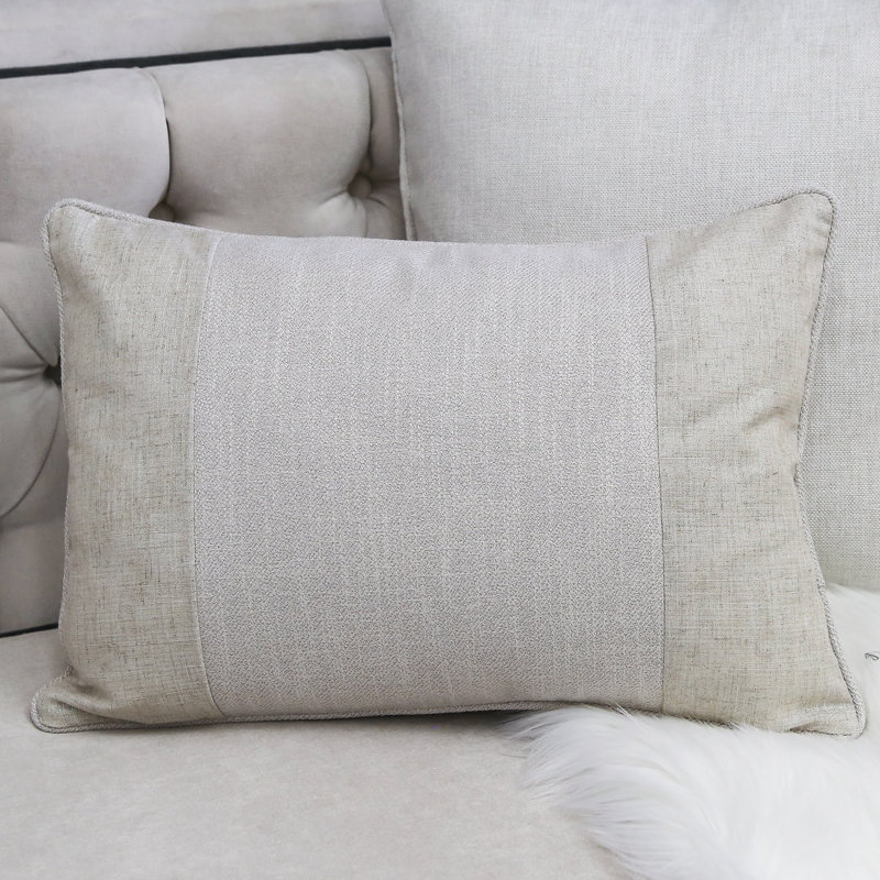 Throw Pillow, Ecru