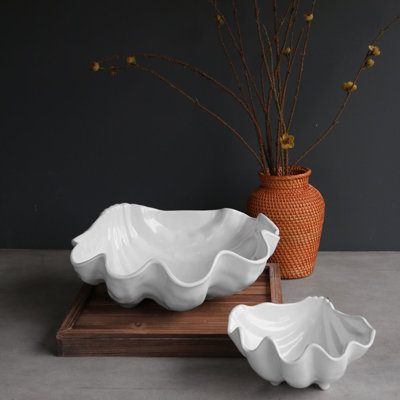 VIDA Ocean Shell Small Bowl (White)
