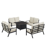 Tetsuya Outdoor 6 - Piece Conversation Set