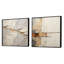 Collage abstrait beige et brun - Ensemble de 2 collages abstraits carrés-1343576293-1343576312