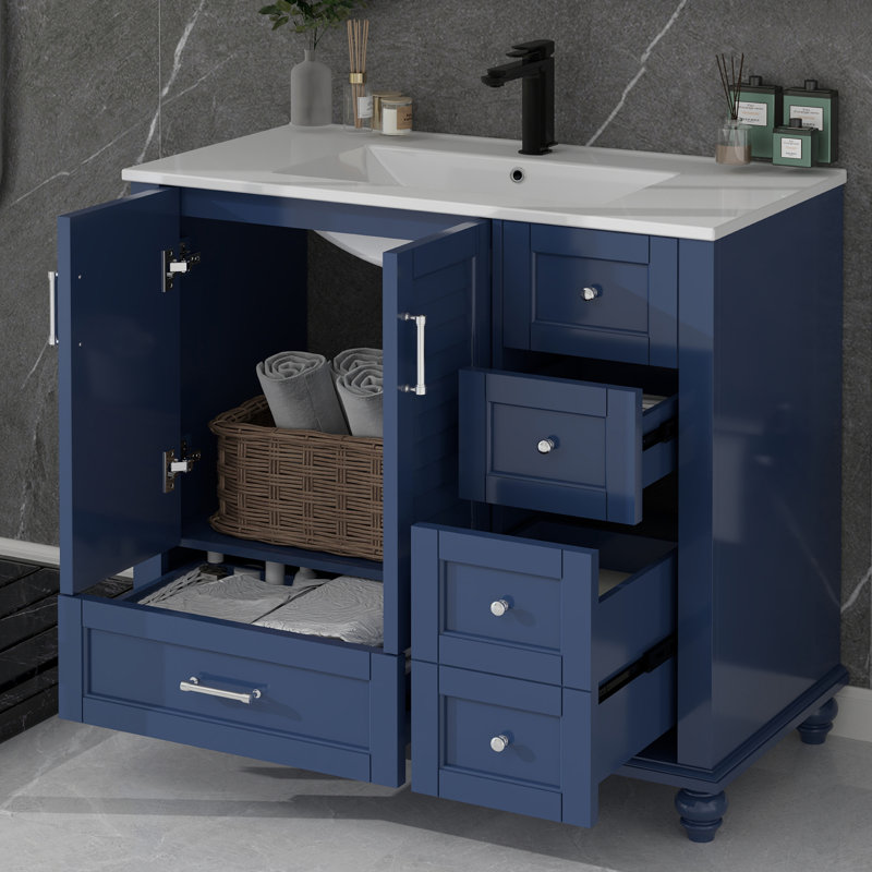 Bathroom Vanity, Navy