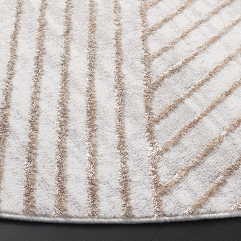 Markley Performance Abstract Rug, Round 6'7"