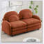 Canapé deux places modulable 2 places en tissu Teddy doux comme un nuage, dossier et accoudoirs incurvés avec soutien lombaire, coussin double couche-1391096076-1391096083