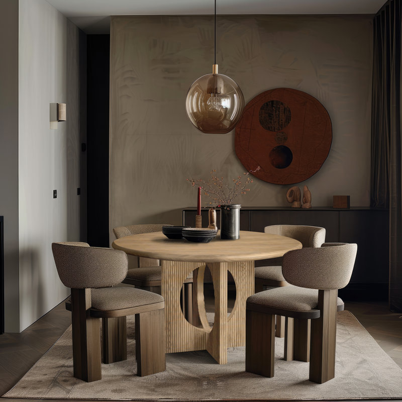 Table de salle à manger Rivas, Chêne