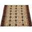 Tapis unique en laine noué à la main des années 1990 de 3 pi 10 po x 9 pi rouge / beige Patrich
