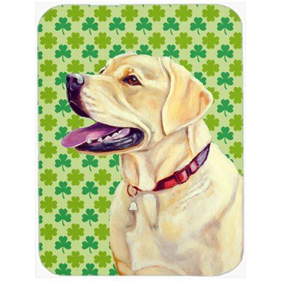 Planche à découper en verre portrait st. patrick the caroline Shamrock Lucky Irish