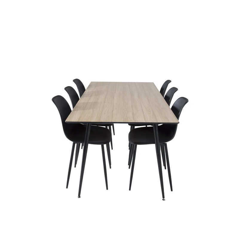 Alvarado 6 - Person Dining Set, Beige