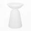 Tables d'appoint d'extérieur en fer avec design évasé, ensemble de 2-1300666194