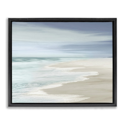 Paysage de plage en mousse