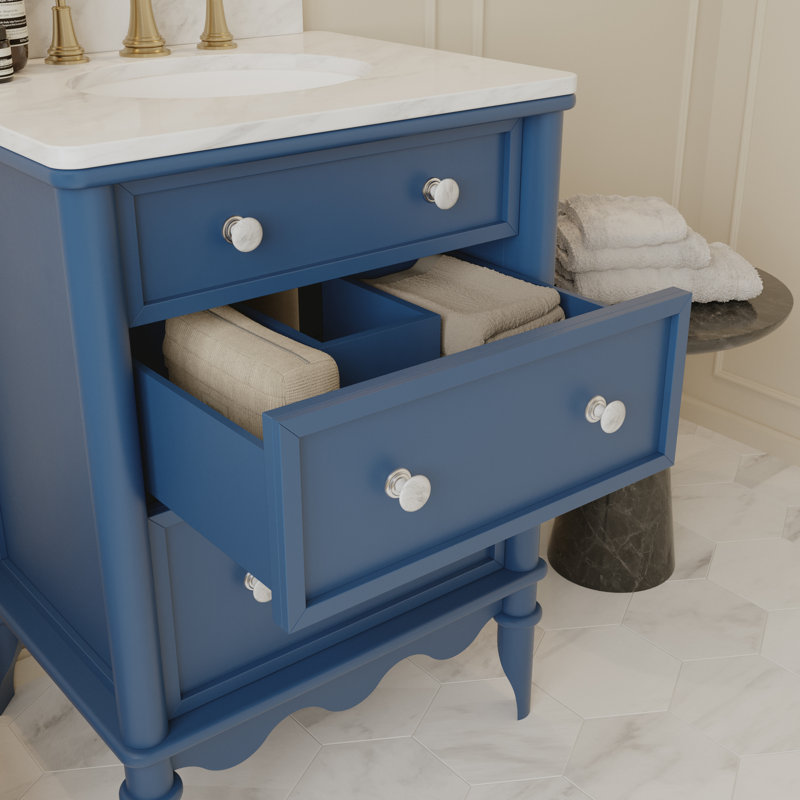 Meuble-lavabo Juliette, Bleu, H 34 po x l 24 po x P 20 po