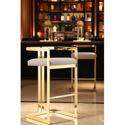 Tabouret de bar avec repose-pieds Kenzie