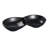 Black Pearl Double Melamine Condiment Server