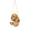 Statue chiot suspendu golden retriever